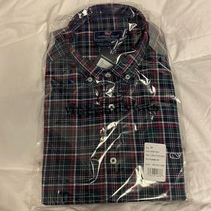 Vineyard Vines Plaid classic fit shirt- medium